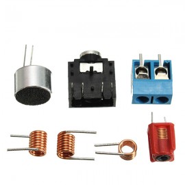 FM Transmitter Kit RF-02 Wireless Microphone Parts MP3 Repeater Micro Transmitter With Antenna