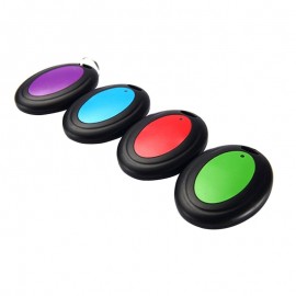 Lenuo Smart Remote Wireless Key Finder with LED Flashlight, 1 RF Transmitter and 4 Receivers (Black)